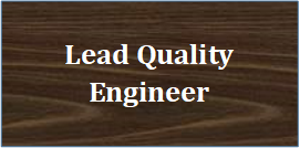 Lead Quality Engineer